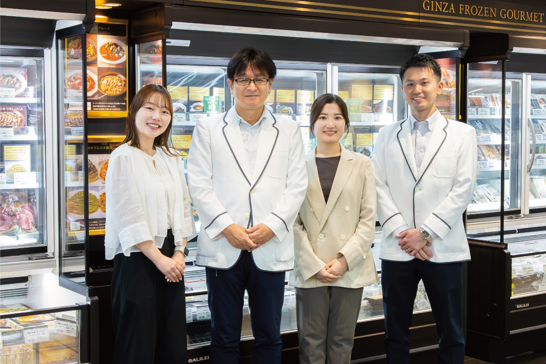 松屋初となる冷凍商品売場づくりへの挑戦。。