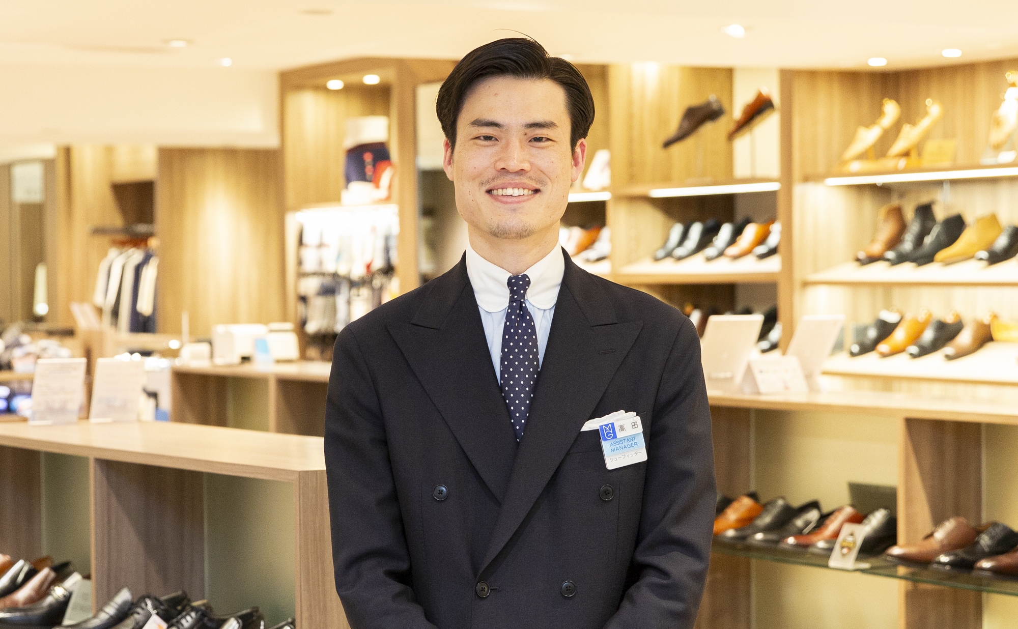 紳士靴を中心に、百貨店ならではのトータルな提案でファンを増やしたい