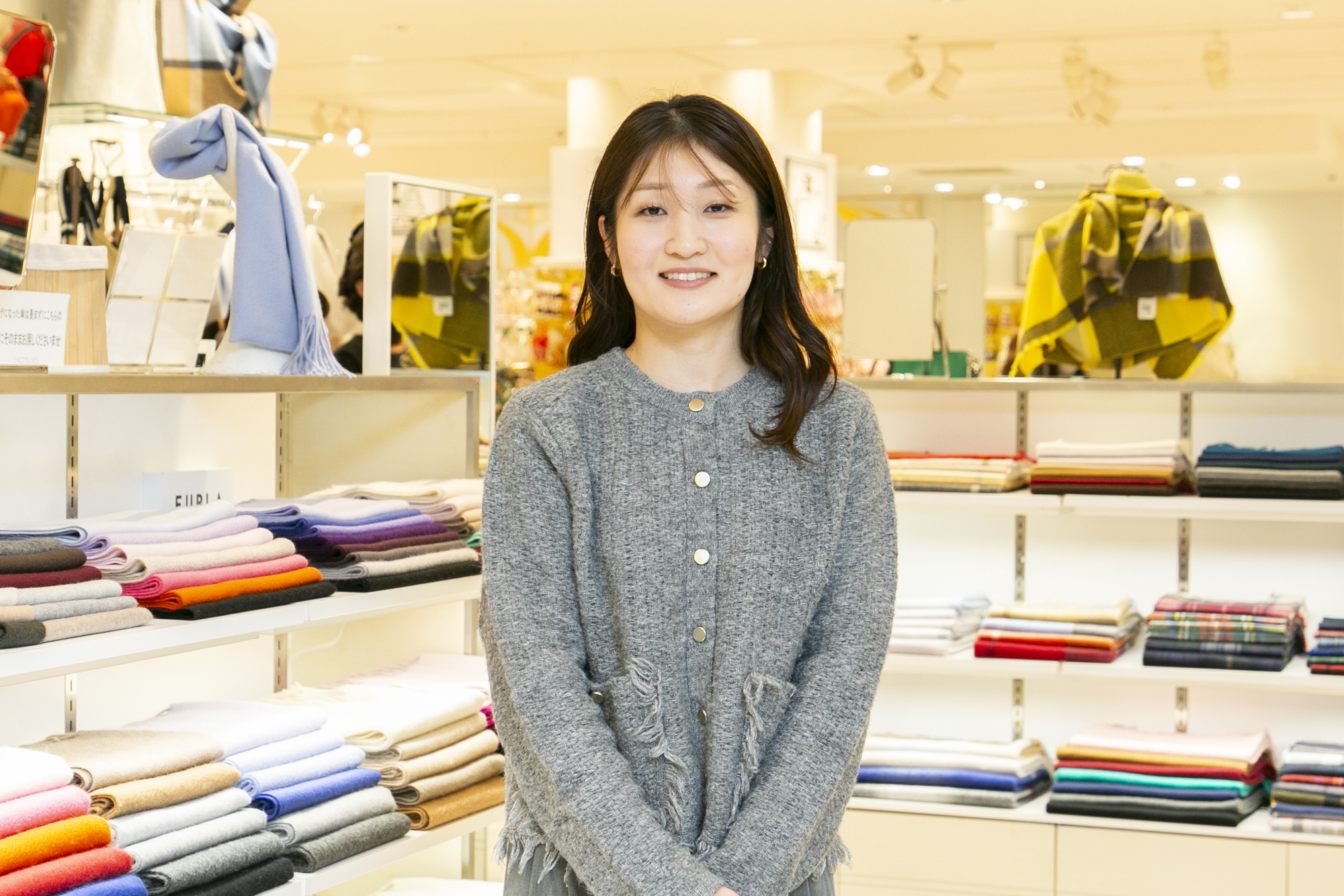 週替わりの売場づくりで新たな商品と出会いを提供。ギフト選びに悩む方の力になりたい