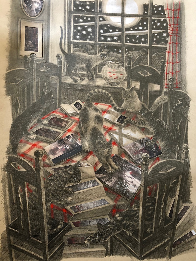 第766回デザインギャラリー1953企画展 森洋子の 猫の愛読書 松屋銀座 第766回デザインギャラリー1953企画展 森洋子の 猫の愛読書 松屋銀座