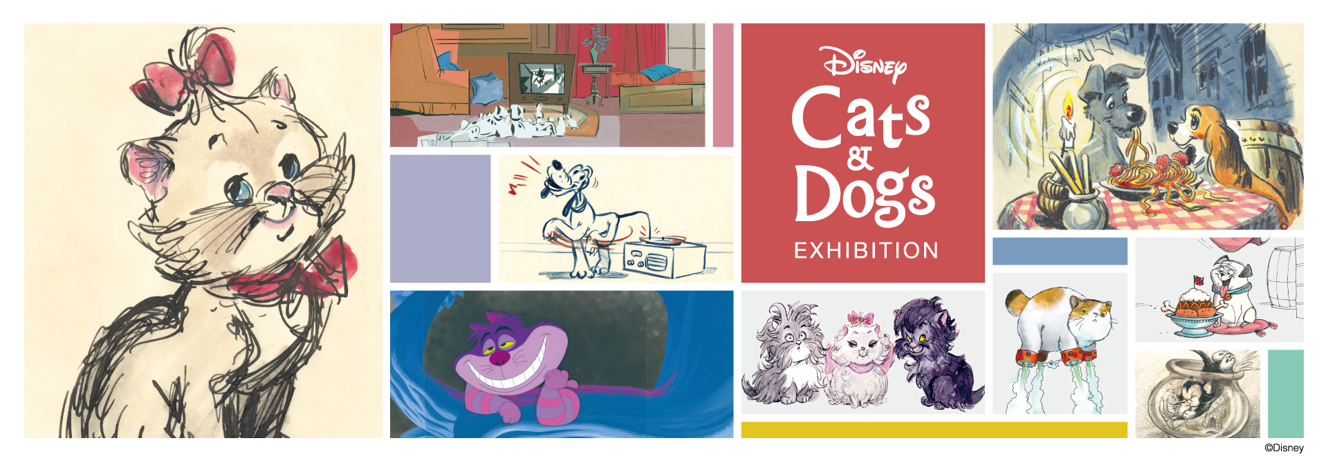 ディズニーキャッツドッグス展 平日限定券2枚 21年製