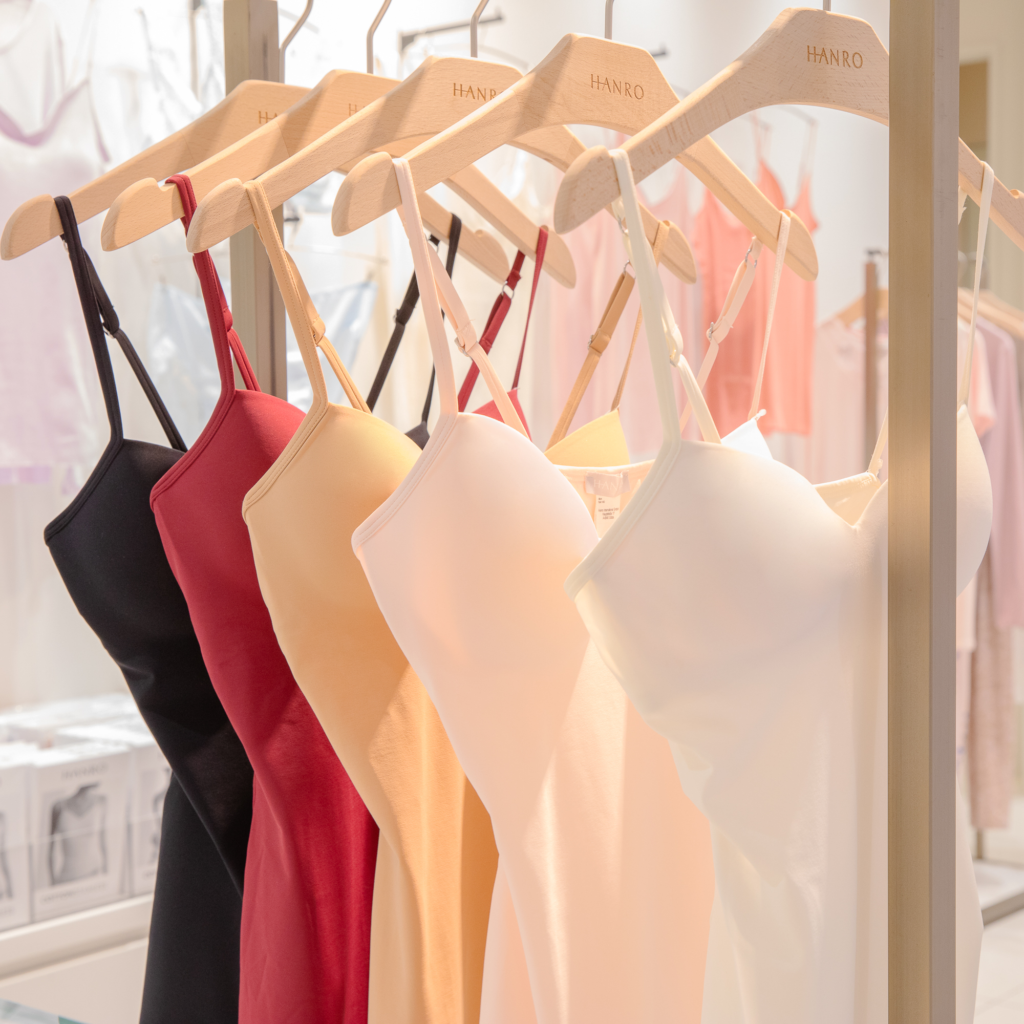 HANRO ウールンレースロングボトム