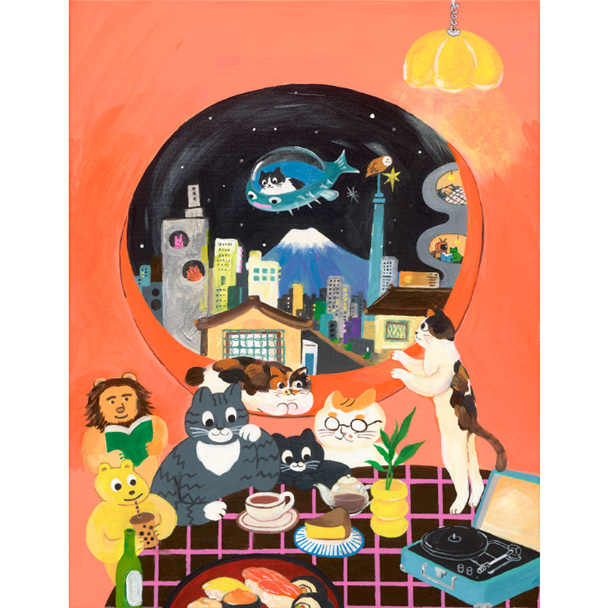 幸せをはこぶ猫と仲間たち作家展 | 松屋浅草